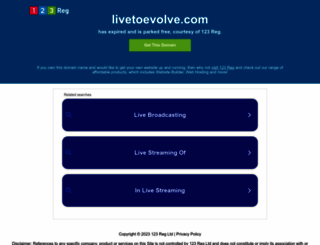 livetoevolve.com screenshot