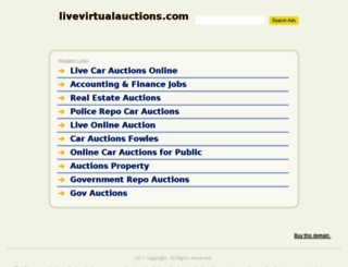 livevirtualauctions.com screenshot