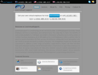 livevirtualsupport.com.au screenshot