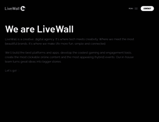 livewall.co.uk screenshot