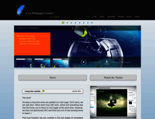 livewallpapercreator.com screenshot