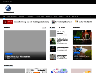 livewebdigital.com screenshot