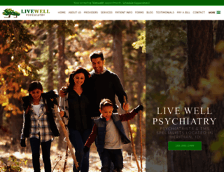 livewellpsychiatry.com screenshot