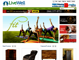 livewellstores.com screenshot