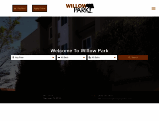 livewillowparkapts.com screenshot
