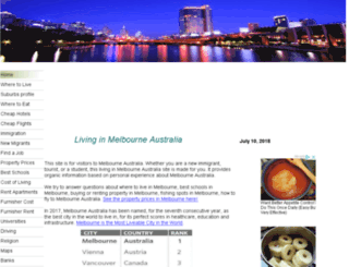 living-in-melbourne.com screenshot