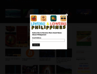 livingandlovingphilippines.com screenshot
