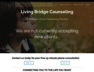 livingbridgecounseling.com screenshot