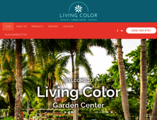 livingcolorgardencenter.net screenshot