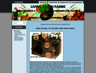 livingearthfarms.net screenshot