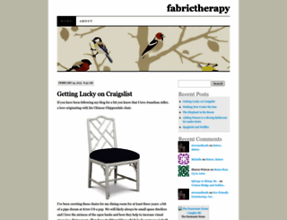 livingfabrictherapy.wordpress.com screenshot