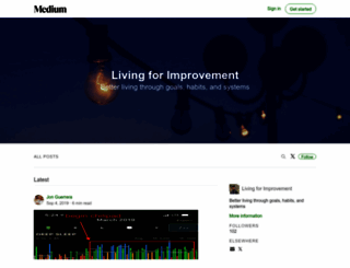 livingforimprovement.com screenshot