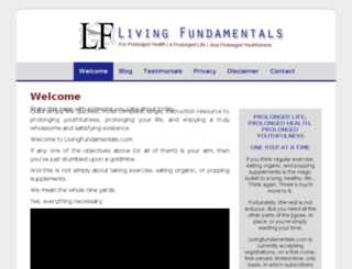 livingfundamentals.com screenshot