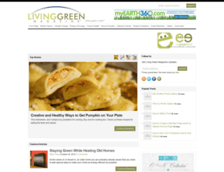 livinggreenmag.com screenshot