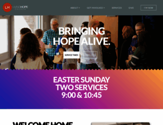 livinghopekc.org screenshot