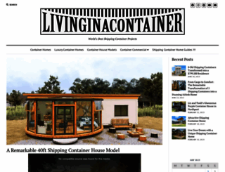 livinginacontainer.com screenshot