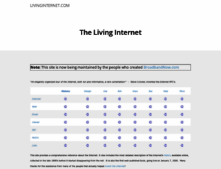 livinginternet.com screenshot