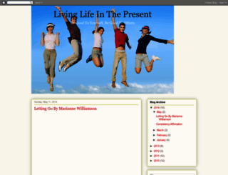 livinglifeinthepresent.blogspot.com screenshot
