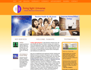 livinglightuniverse.com screenshot