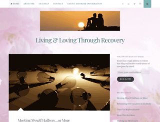 livinglovingrecovery.wordpress.com screenshot