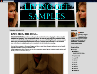livingoffsamples.blogspot.co.uk screenshot
