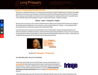 livingphilosophy.org.uk screenshot