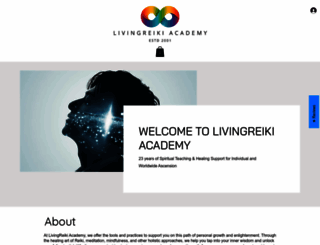 livingreikiacademy.co.uk screenshot