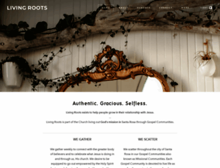 livingrootsca.org screenshot