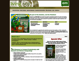 livingsoil.co.uk screenshot