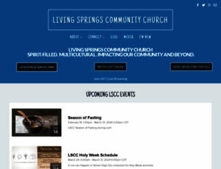 livingspringscc.org screenshot