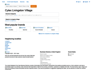 livingston-village.cylex-uk.co.uk screenshot