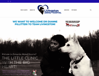 livingstonanimalhospital.com screenshot