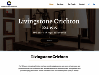 livingstonecrichton.co.za screenshot