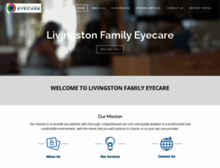 livingstonfamilyeyecare.com screenshot