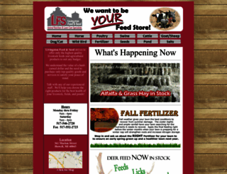 livingstonfeedandseed.com screenshot