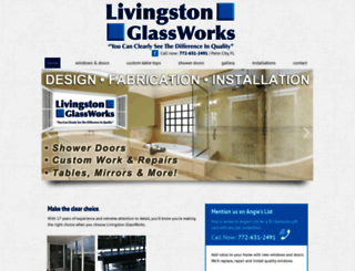 livingstonglassworks.com screenshot