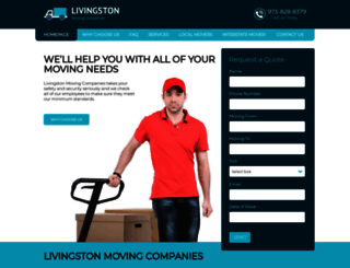 livingstonmovingcompanies.com screenshot
