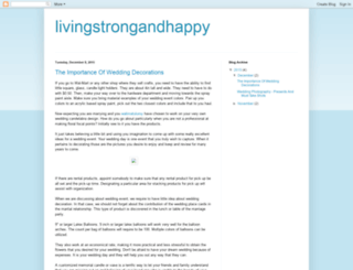 livingstrongandhappy.blogspot.com screenshot