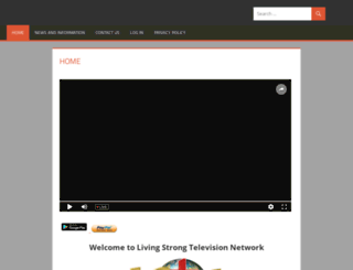 livingstrongtv.com screenshot