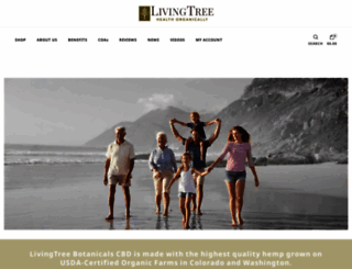 livingtreebotanicals.com screenshot