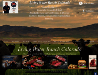 livingwaterranchcolorado.com screenshot