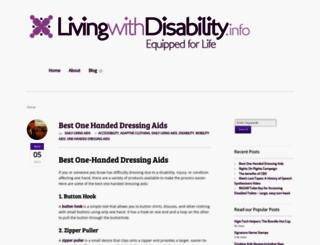livingwithdisability.info screenshot