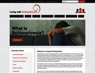 livingwithschizophreniauk.org screenshot