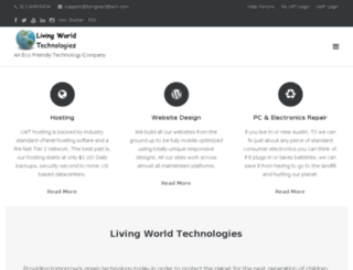 livingworldtech.com screenshot