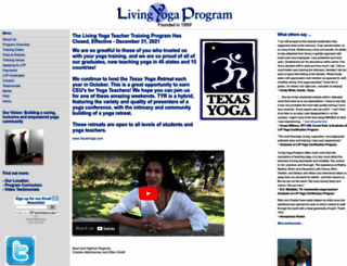 livingyogaprogram.com screenshot
