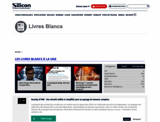 livreblanc.silicon.fr screenshot