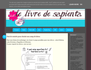 livredesapienta.fr screenshot