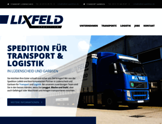 lixfeld-spedition.de screenshot