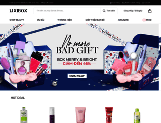 lixibox.com screenshot