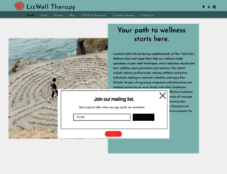 lizwellmassage.com screenshot